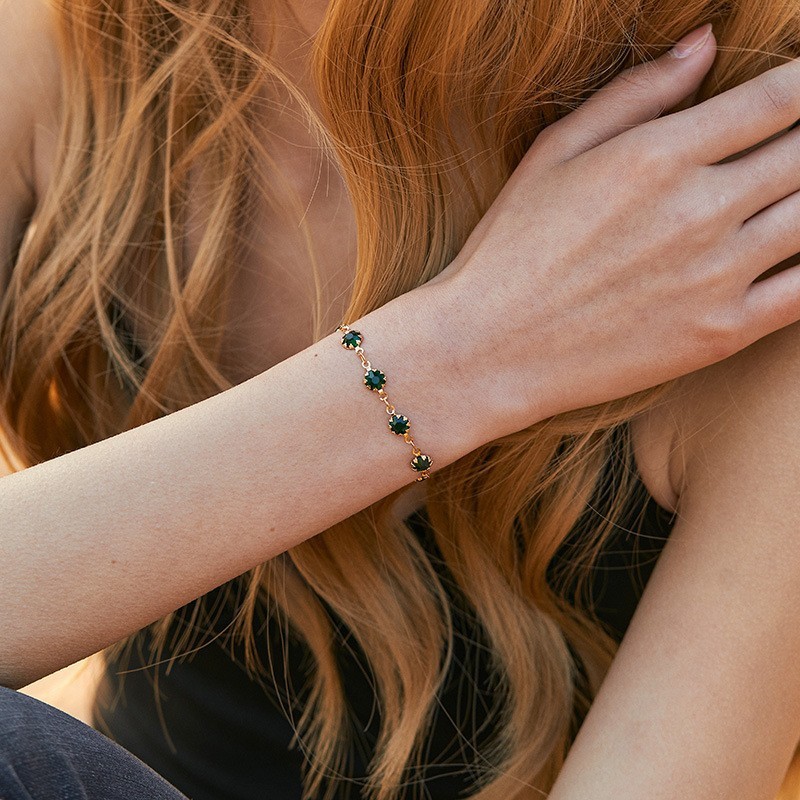 Dainty Rhinestone Bracelet for Women