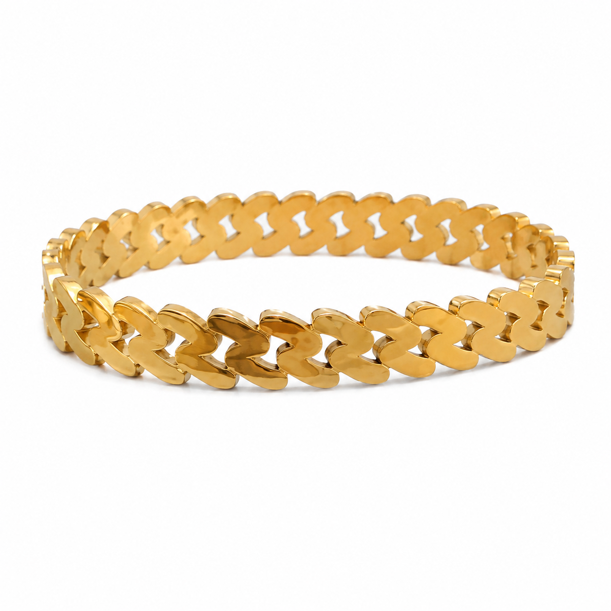 Premium Gold Link Anti-tarnish Bracelet for Women